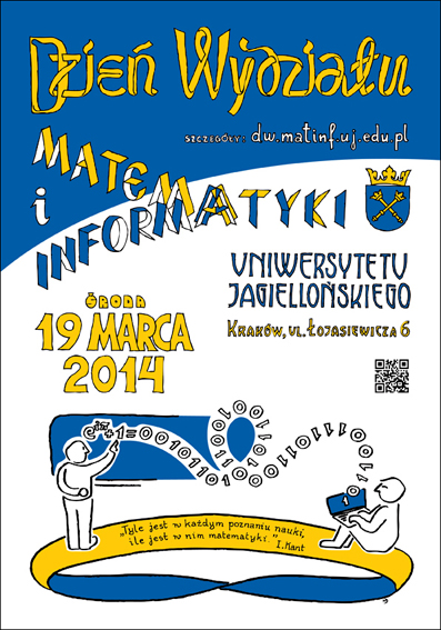 Plakat Dnia Wydziału Matematyki i Informatyki UJ 2014