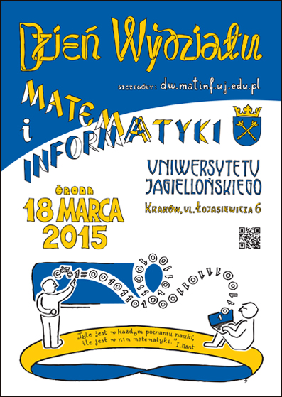 Plakat Dnia Wydziału Matematyki i Informatyki UJ 2015